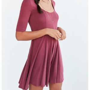 Silence + Noise Beverly Swing Cupro T-Shirt Dress